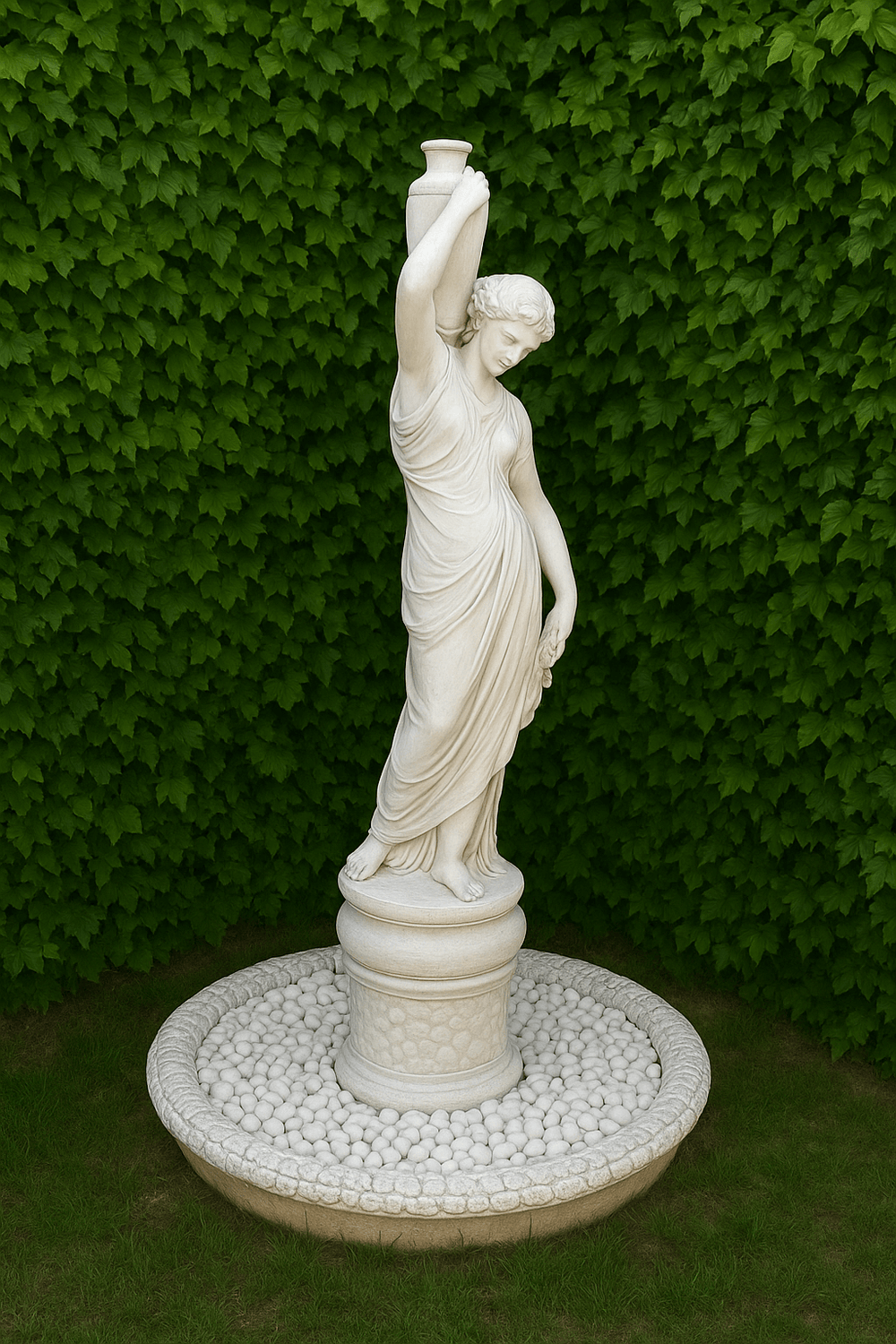 landscaping stones for garden with white pebble finish